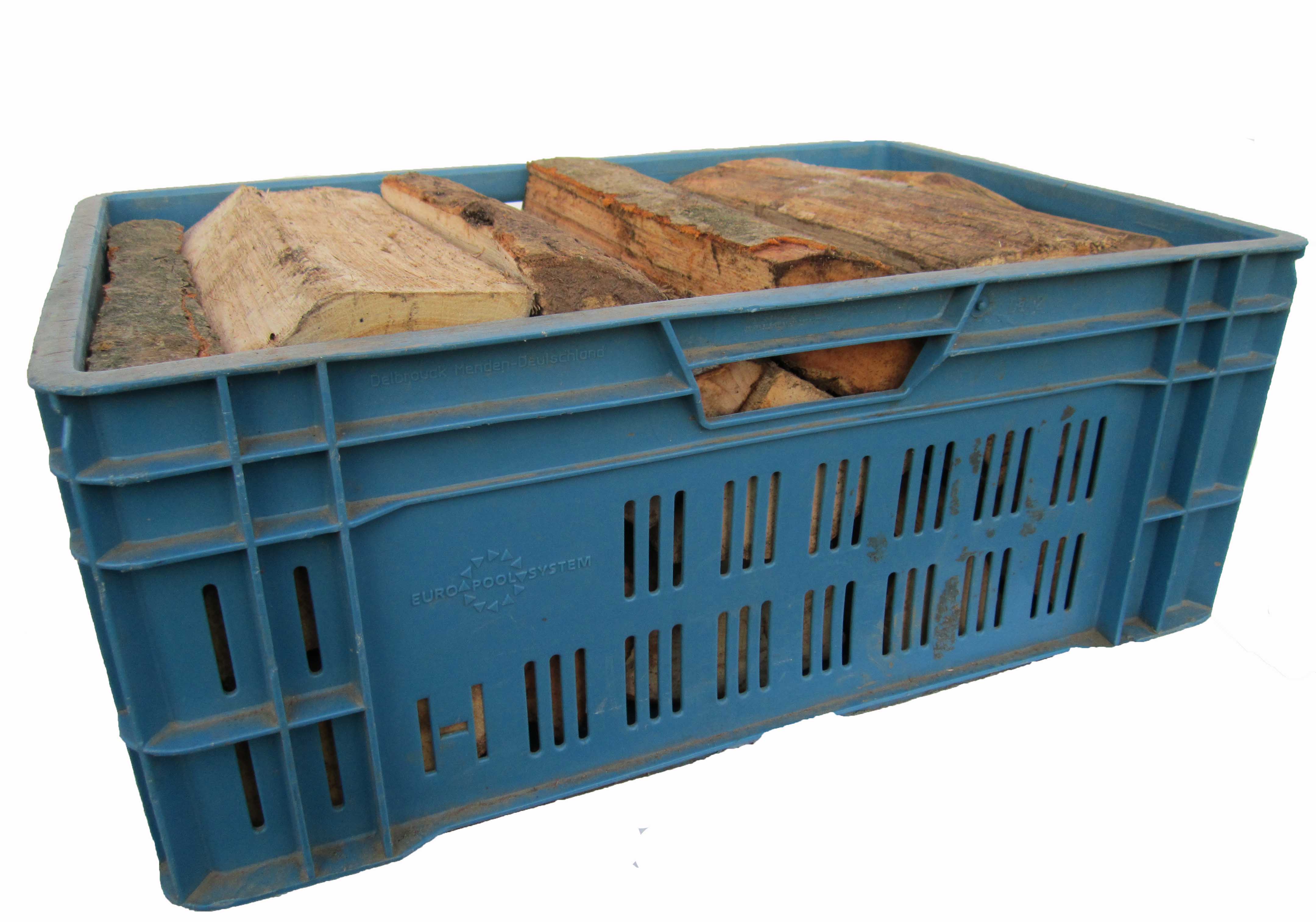 Zafido palivové dřevo bříza 30-35 cm skládané v přepravkách- 1x přepravka